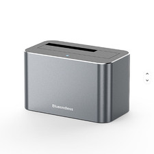 2.5" 3.5" SATA HDD/SSD Enclosure Hard Drive Docking Station Type-C Up 20TB Max