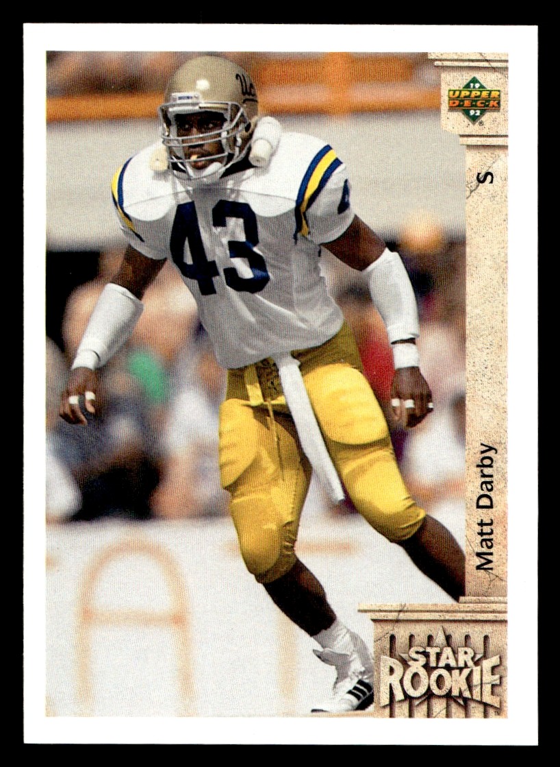 1992 Upper Deck Matt Darby #9 Buffalo Bills