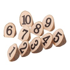 Wooden Table Numbers Sign Wedding Party Restaurants Board For Party Decor