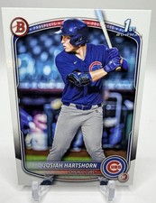 Josiah Hartshorn 2025 Bowman Draft 1st Bowman Paper Base #BD-21 Chicago Cubs