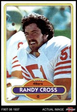 1980 Topps #123 Randy Cross 49ers UCLA 8.5 - NM/MT+
