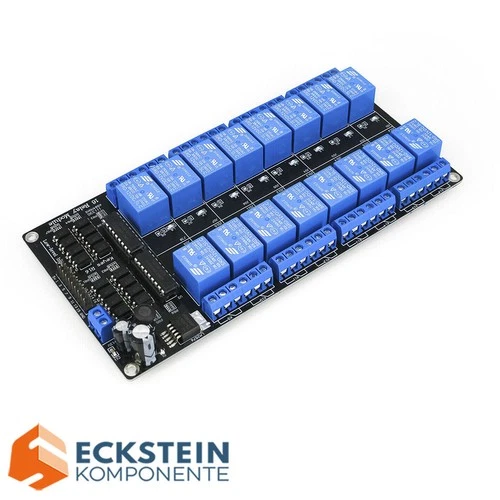 16 Kanal Relais 12V Relay Modul Optocouplers Relay Shield Arduino Raspberry AVR