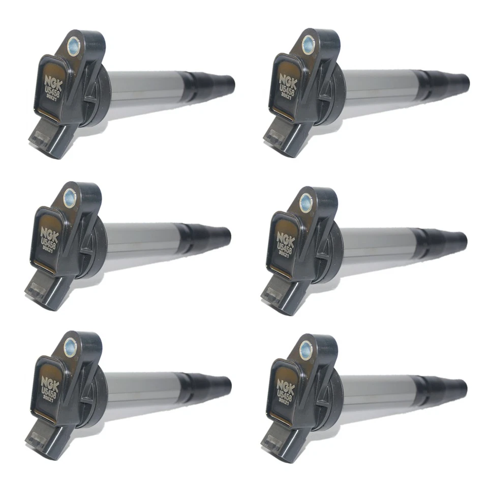 Bobinas de encendido 6 piezas 9091902251 OEM U5458 NGK para Lexus GS300 GS350 IS300 3,5 L Foto 2 de 4