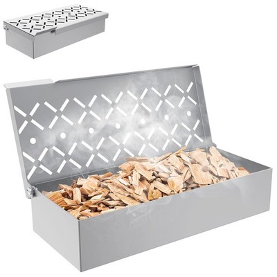 7576 Stainless Steel Smoker for Weber, Napoleon, Charbroil, Traeger, Pit Boss...