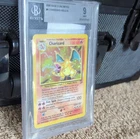 Beckett BGS 9 Charizard Base Set 2 Holo Rare Unlimited #4 English 2000