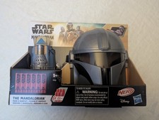   Nerf Star Wars The Mandalorian Mask  Gauntlet Blaster Combo Hasbro Disney NEW