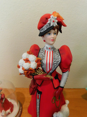 TWO Avon Mrs. Albee Award President Club ~ 1997-1998 Figurines