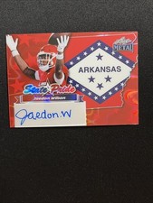 2025 Leaf Metal Football RC Auto State Pride SP-JW1 Jaedon Wilson /10