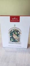 2024 Hallmark Partridge in a Pear Tree 12 Days Christmas Ornament IOB QXR8241