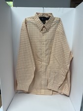 Jos. A. Bank Long Sleeve Dress Shirt Size XL - Travelers Collection Peach