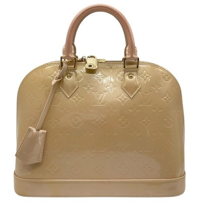 Louis Vuitton Alma PM Handbag Monogram Vernis M91614 MI0120 Rose F... GZl1dx8m
