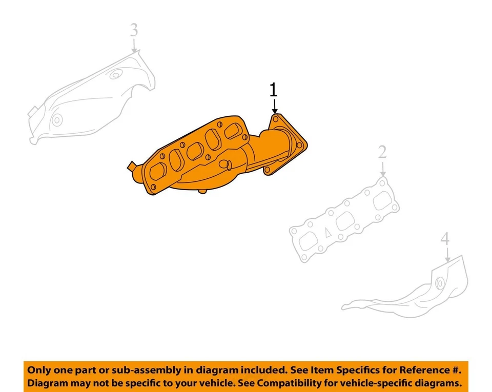2011 Nissan 370Z Passenger Right Exhaust Manifold OEM 108K Miles - LKQ302141471 - Image 4 of 4