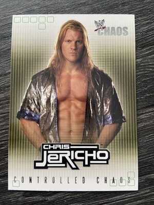 CHRIS JERICHO (2004 WWE CONTROL CHAOS Insert Card #8CC) Fleer