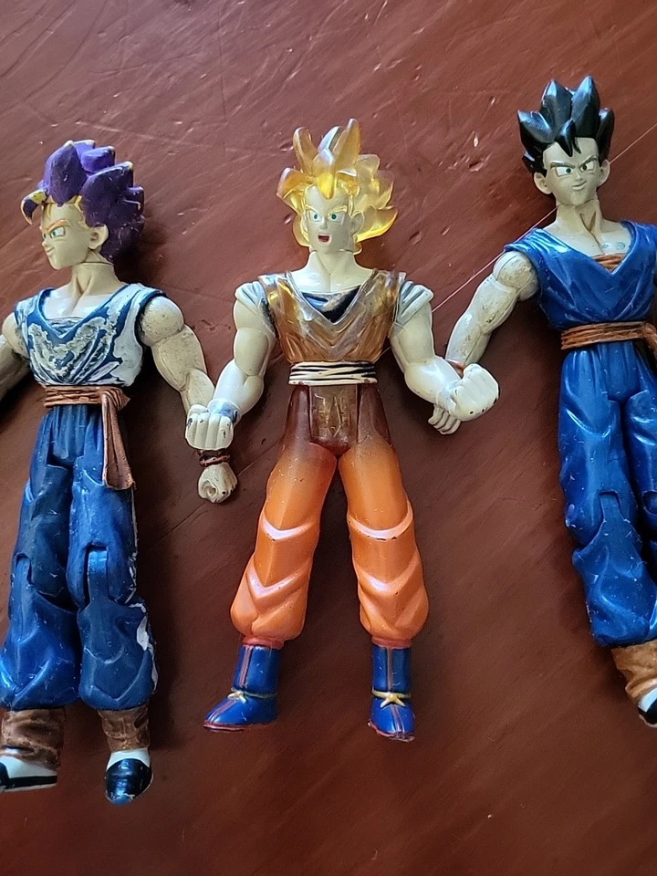 Vintage Irwin Toys Dragon Ball Z Lot Figures Rabbitz Gohan Goku - Image 4 of 4