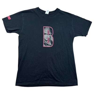 Gildan T-Shirt Medium Herren Schwarz Kurzarm Britney Spears Grafik Musik Tee