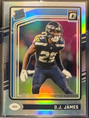 2024 Donruss Optic D.J. James Silver Holo Rated Rookie (RC)