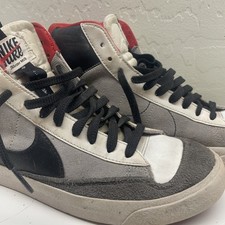 6.5Y Nike Blazer Mid 77 Kids White Black Red Gray Youth Size 6.5 Boys DH8640-100