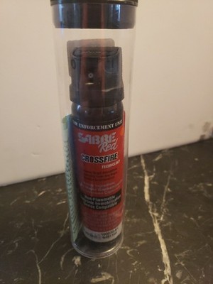 SABRE Red 1.33 MC 3 oz MK 4 Crossfire Self Defense Spray 20 Foot Range