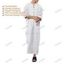 Mens Kurta White Color Plain Traditional Mens Kurta For Gift full Size Kurta