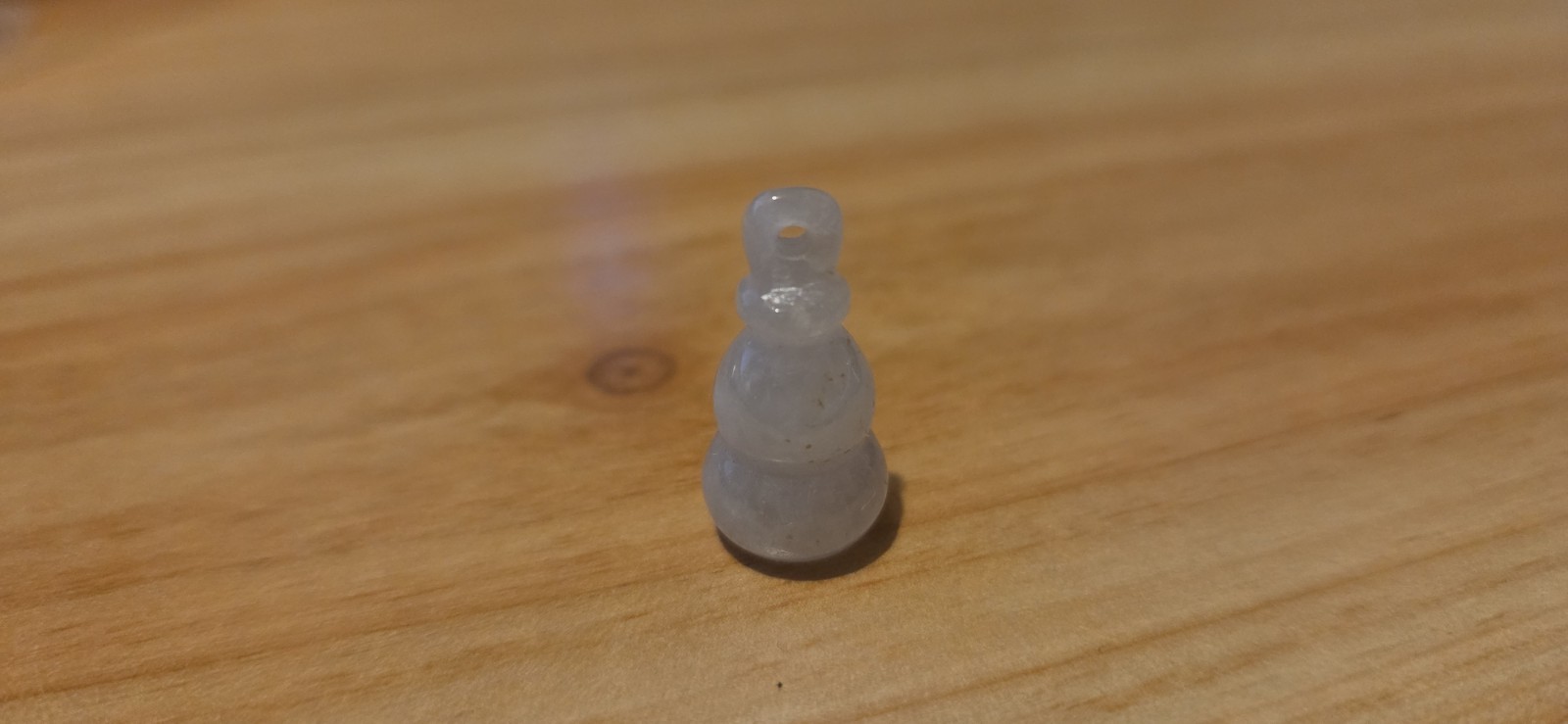 Jade In Chinese Hulu Shape Pendant