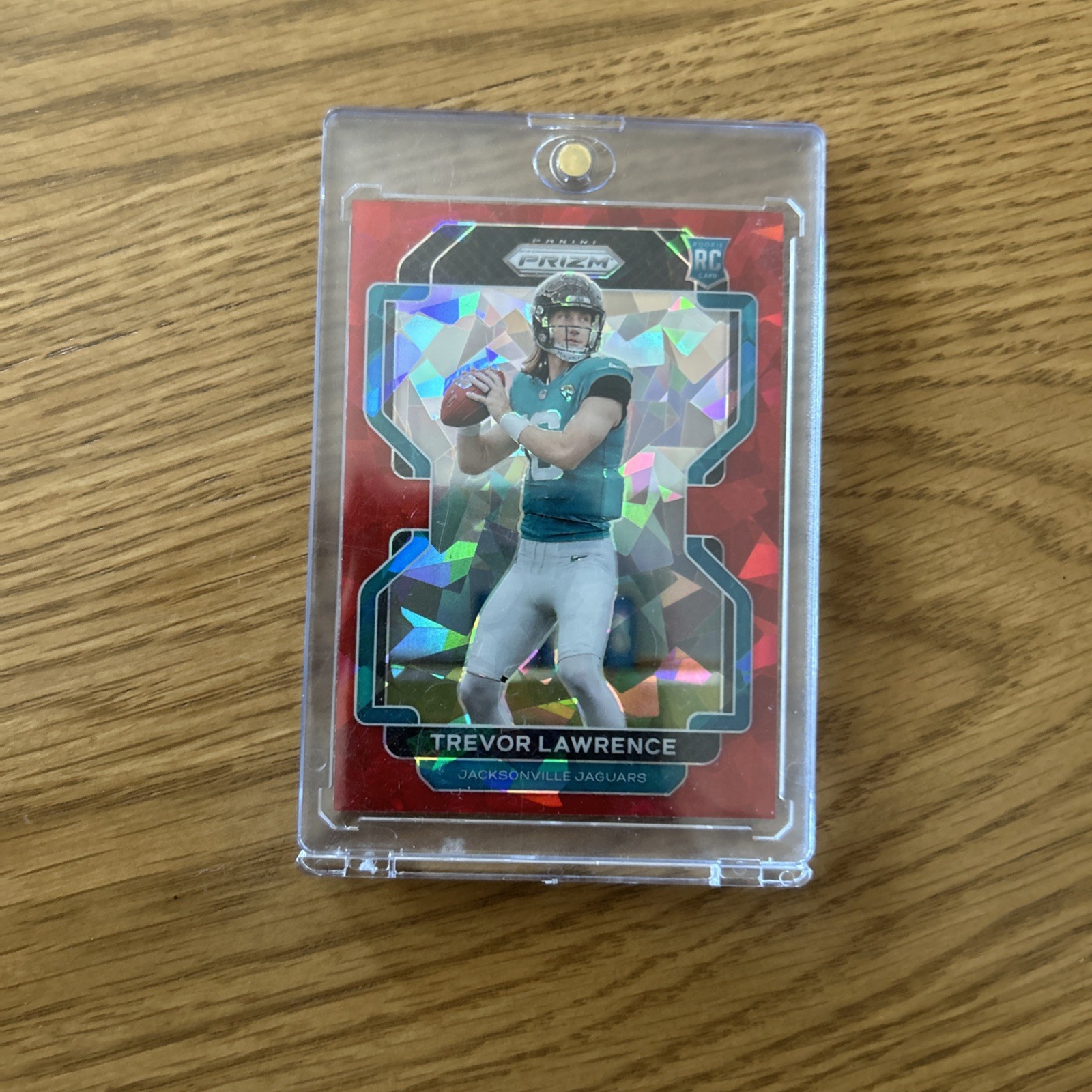2021 Panini Prizm - Rookie Trevor Lawrence #331 Red Ice Prizm (RC)