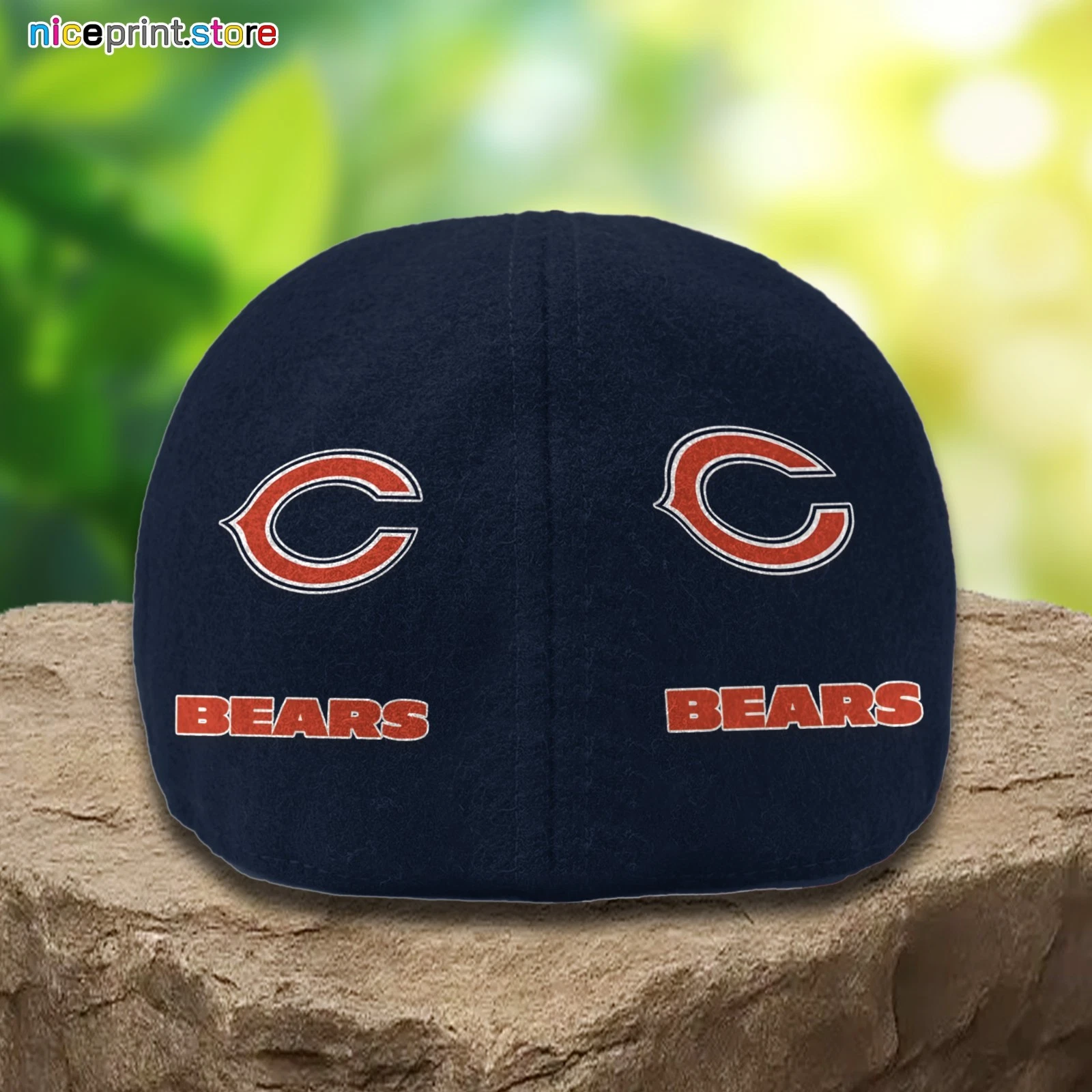 Chicago Team Bears Ivy Cap Bears Cap Flat Cap Driving Cap Golf Cap
