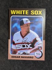 2024 Topps Heritage #362 Edgar Navarro RC Chicago White Sox Baseball Card 