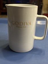 Godiva Belgium 1926 Coffee Mug Stoneware Cup Pitcher Style Spout