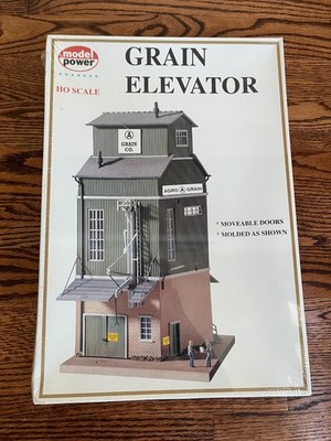 Model Power HO Grain Elevator  (No. 306) NIB New Sealed Agro Grain CO Building