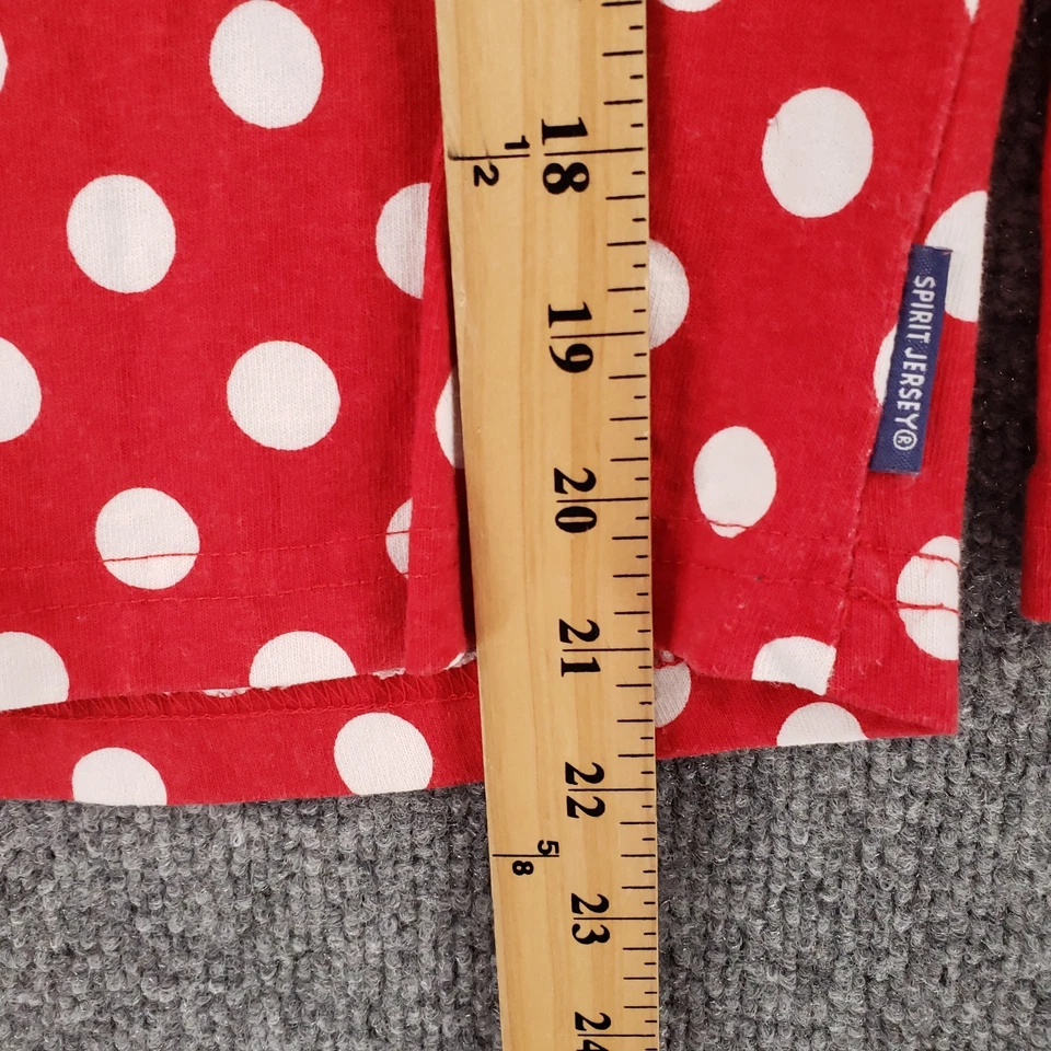 Jersey Disney Parks Spirit Niñas M Mediano Rojo Minnie Mouse Lunares Pullover Foto 4 de 4