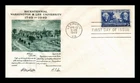 DR JIM STAMPS US COVER WASHINGTON & LEE UNIVERSITY FDC SCOTT 982 FULTON CACHET