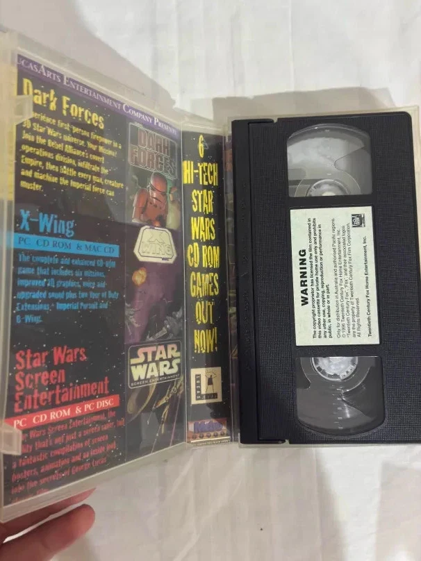 STAR WARS IV V VI Original Trilogy - VHS Video Cassette Tape Set (THX 1995) - image 2 of 4