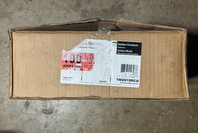 GE ABB TM2010RCU Circuit Breaker Load Center 100A 120/240VAC 1PH 3W NEMA 3R