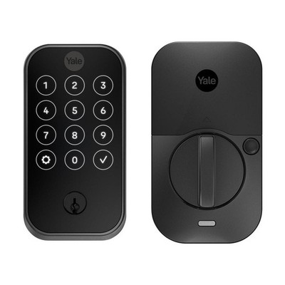 Yale Assure Lock 2; Smart Door Lock with WiFi and Touchscreen Keypad Black Suede