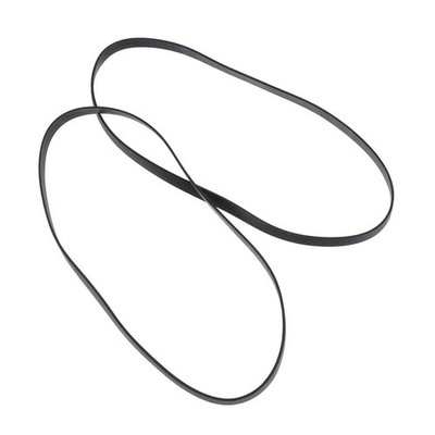 2 Stück Plattenspieler-Riemen-Gummiband-Maschinen-Flachriemen-Ersatzzubehör