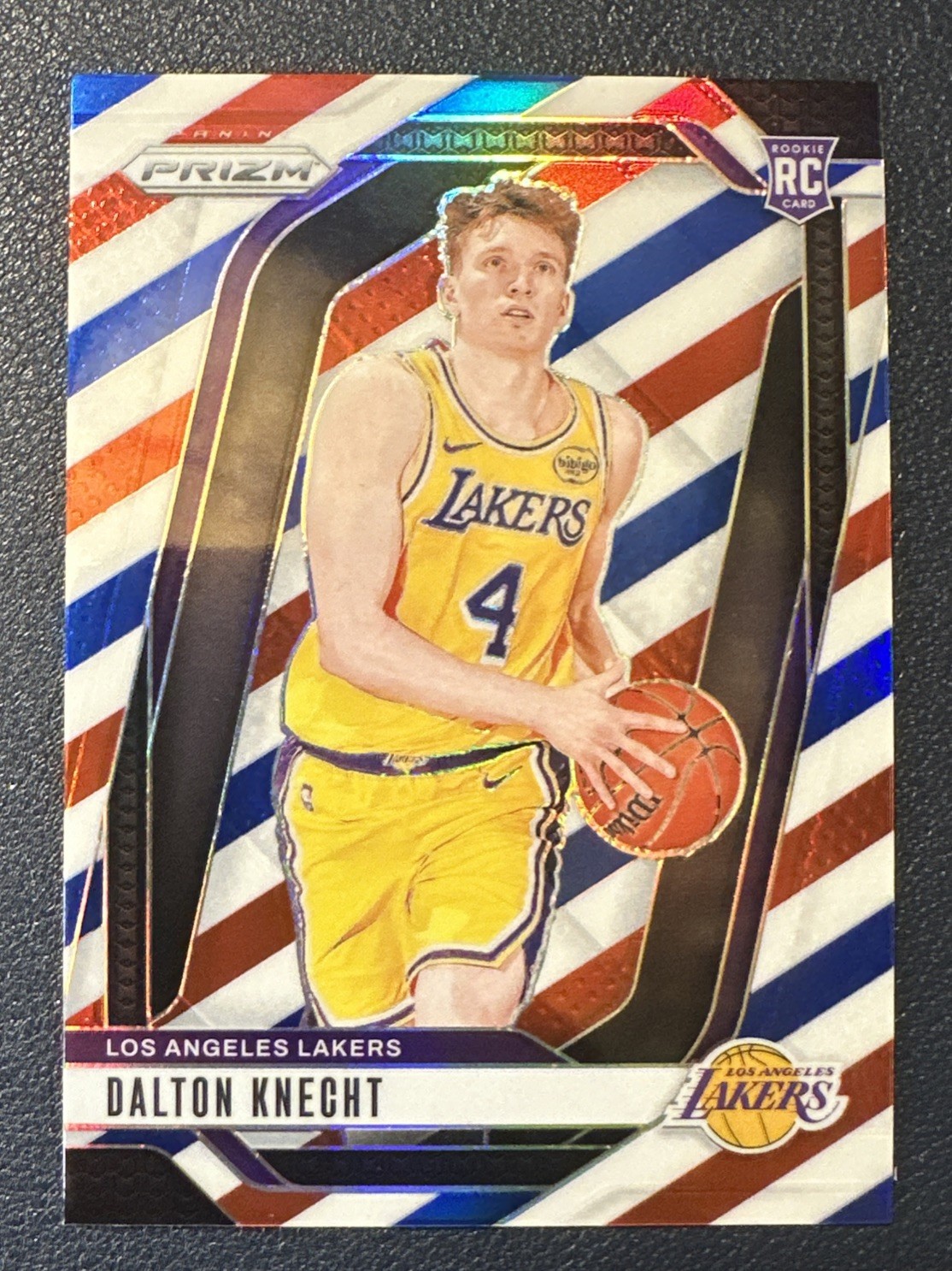2024-25 Panini Prizm Rookie Dalton Knecht (RC) Red /White /Blue Prizm #238🔥💎