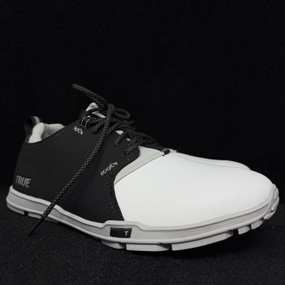 True Linkswear Original 1.2 Men s Size 10 Black White Athletic Golf Shoes.