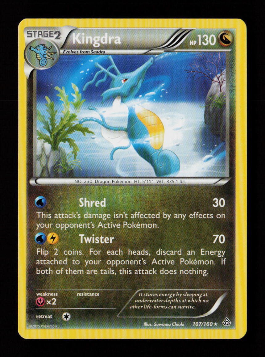 Kingdra 107/160 Rare XY - Primal Clash Pokémon Card