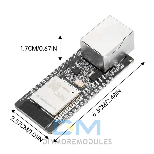WT32-ETH01 Embedded Serial Port Ethernet WIFI Bluetooth Development Board 2~10X - Picture 4 of 16