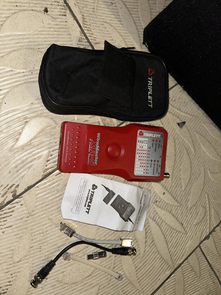 Triplett WireMaster XR-5 3260 5 电缆测试仪 发射器 LAN RJ-45, RJ-11, BNC — 第 2/4 张图片