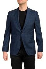 Hugo Boss Men's "Johnstons5/Lenon1" 100 Wool Two Button Blazer US 38R IT 48R