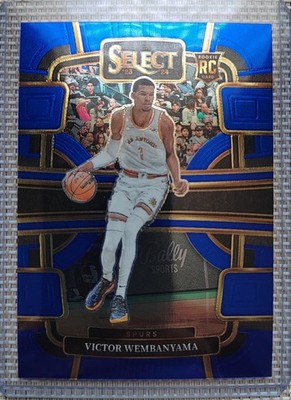 Select 2023/24 Victor Wembanyama Concourse Blue RC Rookie #87 SA SPURS