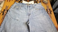 Rocawear Men's Vintage Retro 90s Y2K Baggy Light Wash Blue Denim Shorts Size 40