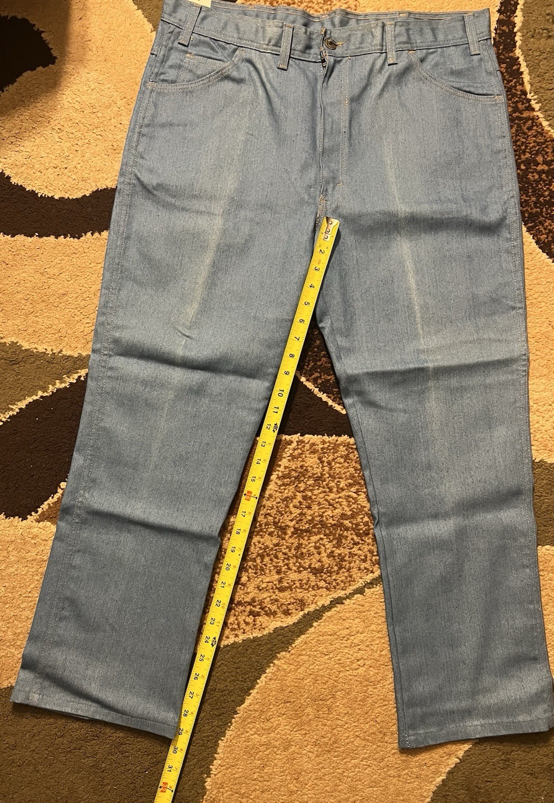 Wrangler Saddle King Western Stretch Denim Jeans USA Made Size 38x29 Men's thumbnail 7