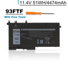 93FTF 51WH Battery For Dell Latitude 12 5280 5288 5480 5580 5590 5490 5290 5488
