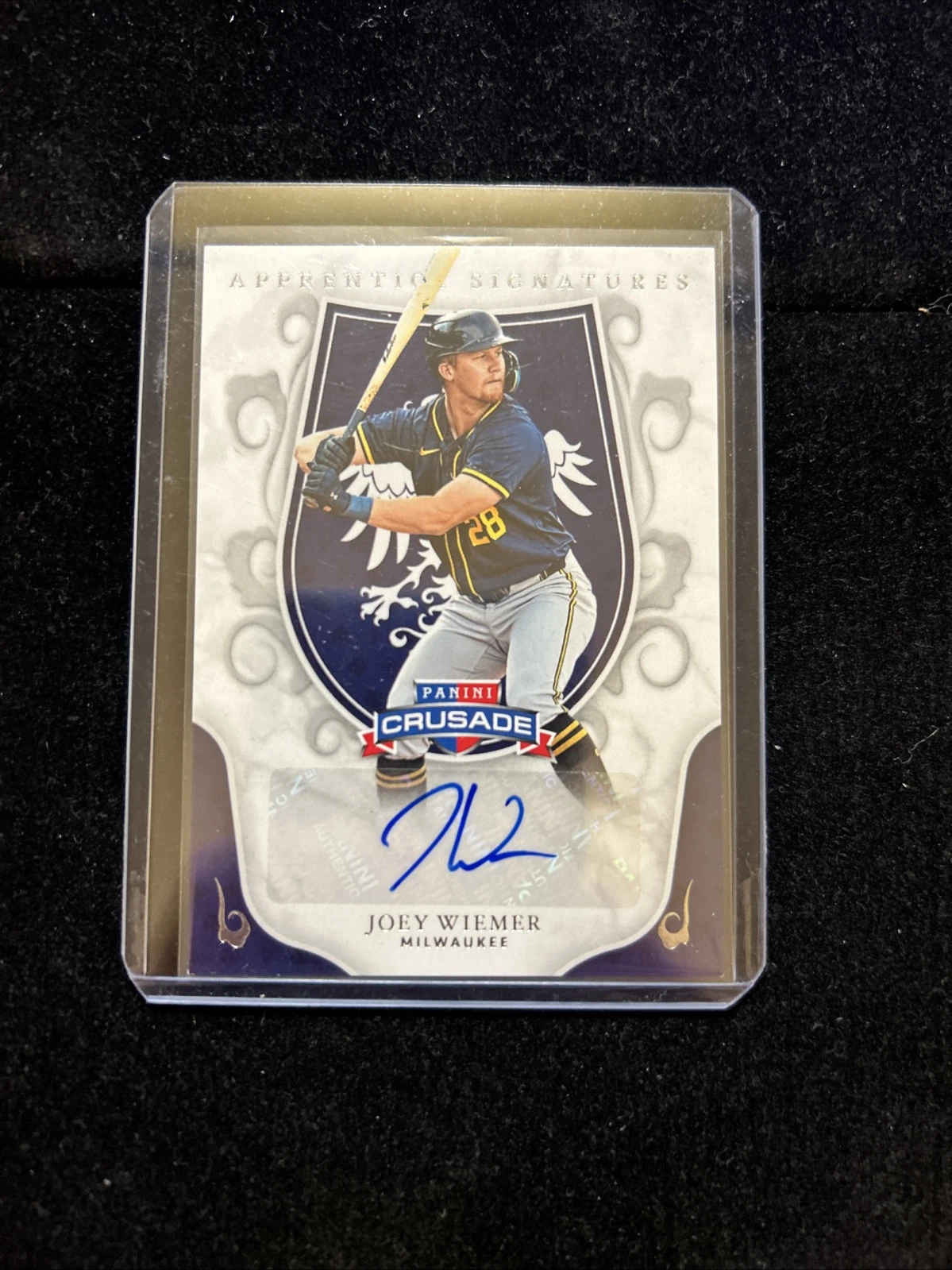 2024 Panini Crusade - Apprentice Signatures #AS-JWM Joey Wiemer (AU)