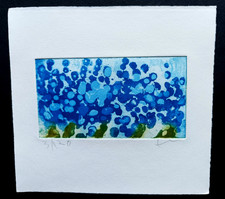 Klaus Fussmann, Radierung "Vergißmeinnicht", WVZ 448a