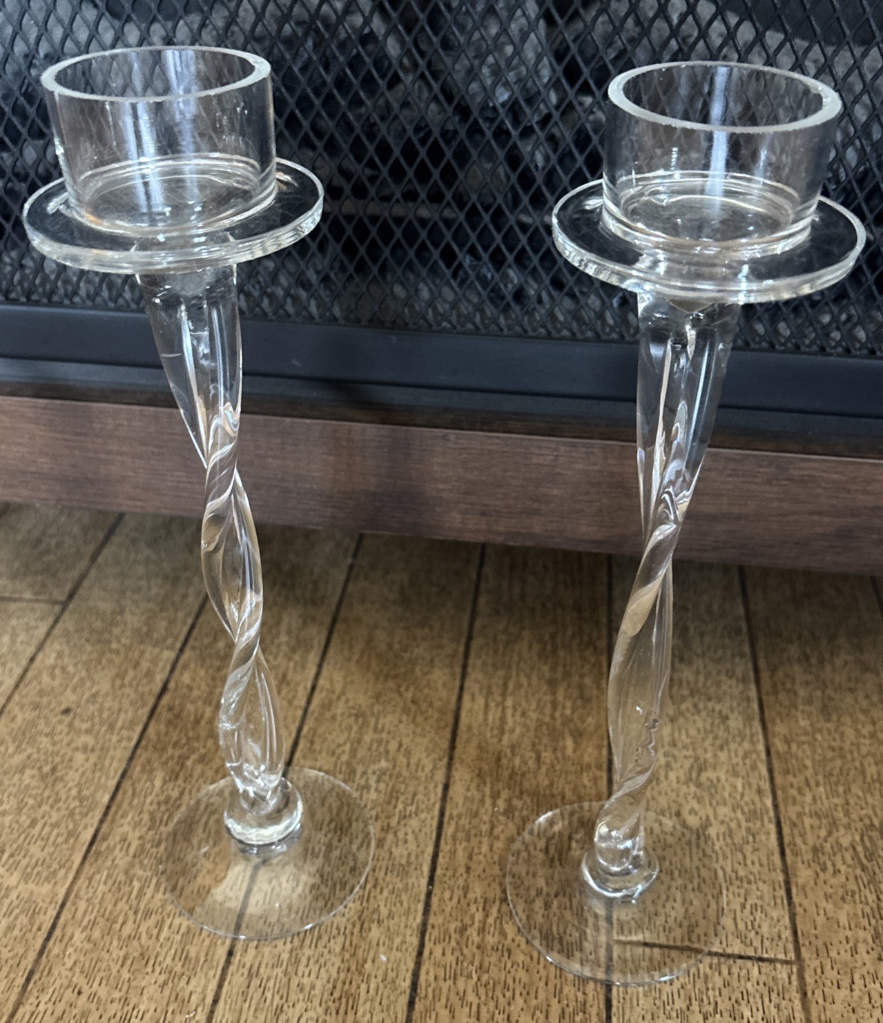 Candlesticks Twisted Spiral Stem