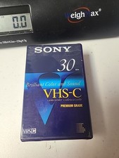 Sony VHS-C Tape 30 Minute Brand New Sealed Premium