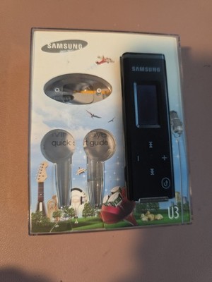 Samsung YP-U3 Black Built-in FM Tuner 2GB Digital MP3 Media Rare B1A